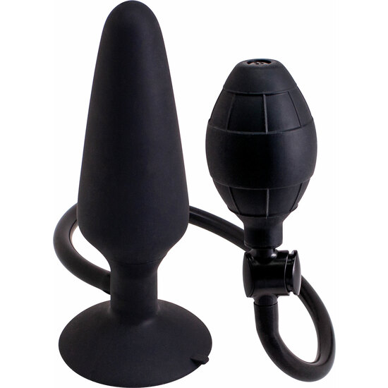 INFLATABLE BUTT PLUG L - BLACK  image 0