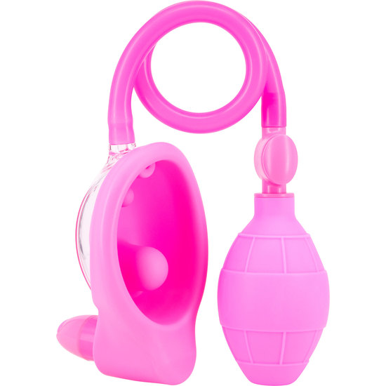 VIBRATING VAGINA PUMP - PINK  image 0