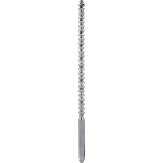 DIP STICK RIBBED 10 MM - SILVER image 0