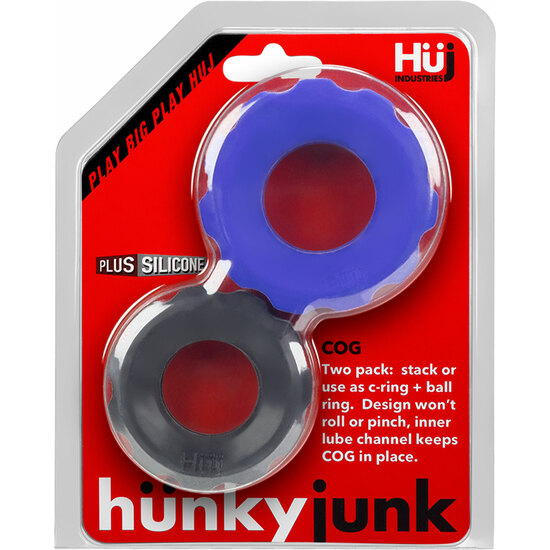 COG 2-SIZE COCKRINGS - AZUL  image 1