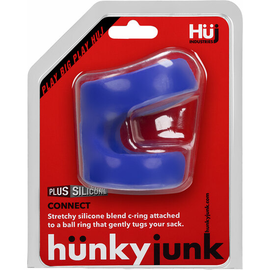 CONNECT COCK&BALL TUGGER RING - BLUE image 1