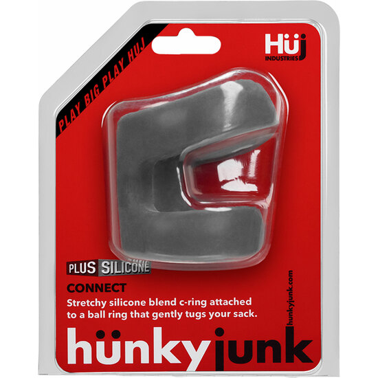 CONNECT COCK&BALL TUGGER RING - GREY  image 1