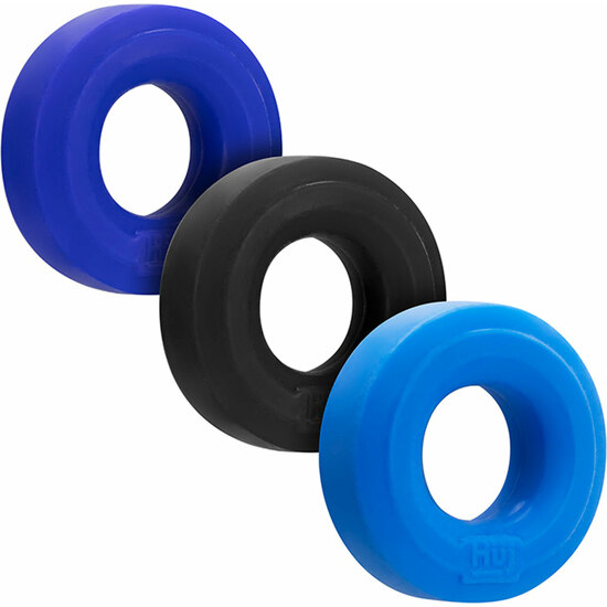 HUJ3 COCKRING 3 PACK - AZUL  image 0