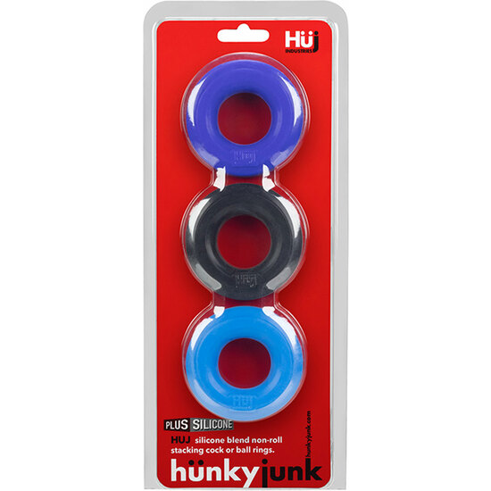 HUJ3 COCKRING 3 PACK - AZUL  image 1