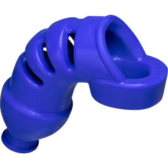 LOCKDOWN CHASTITY CAGE - BLUE image 2