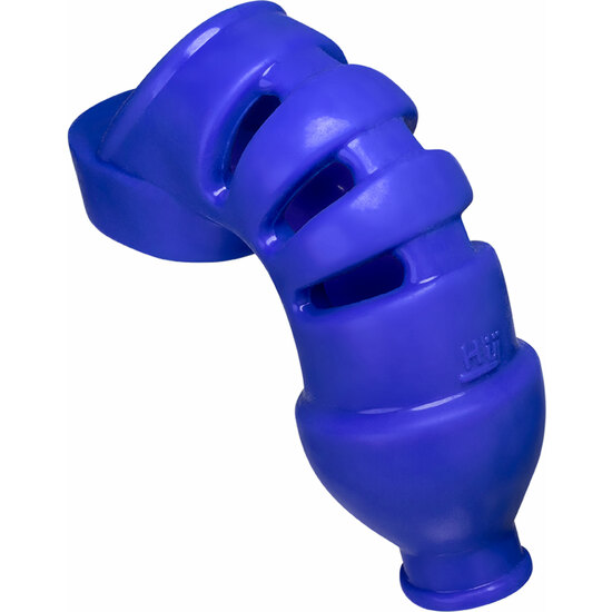 LOCKDOWN CHASTITY CAGE - BLUE image 3