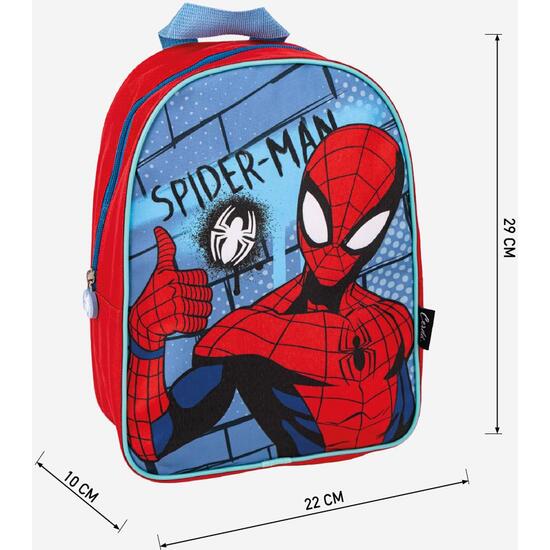 MOCHILA INFANTIL ESCOLAR SPIDERMAN BLUE image 3