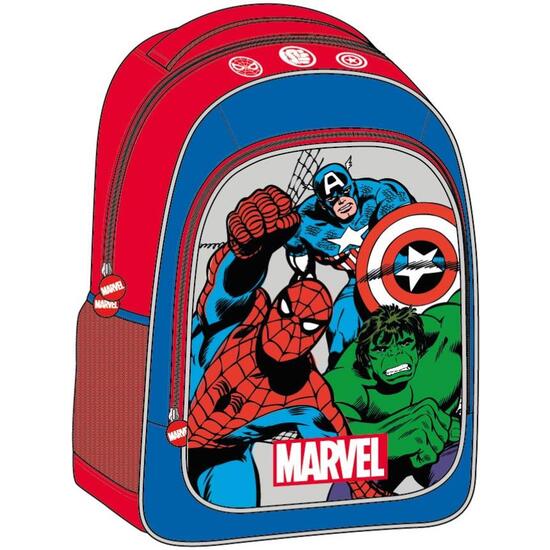 MOCHILA ESCOLAR MEDIANA 41 CM AVENGERS RED image 0