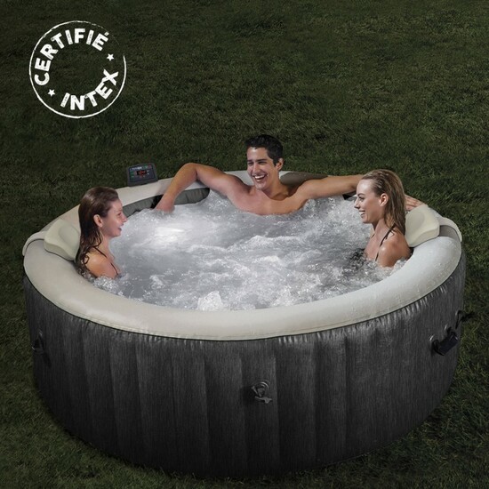 28440EX-PURESPA GREYWOOD MASAJE BURBUJAS DELUXE 795 L D196x71 cm | 4 PAx image 0