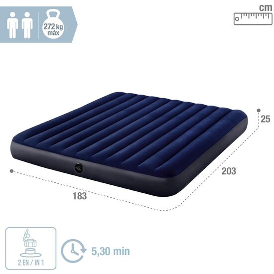 CAMA AIRE DURA-BEAM STANDARD CLASSIC DOWNY - 183x203x25 cm image 3