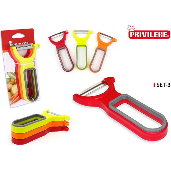 SET 3 PELADORES COCINA PRIVILEGE image 0