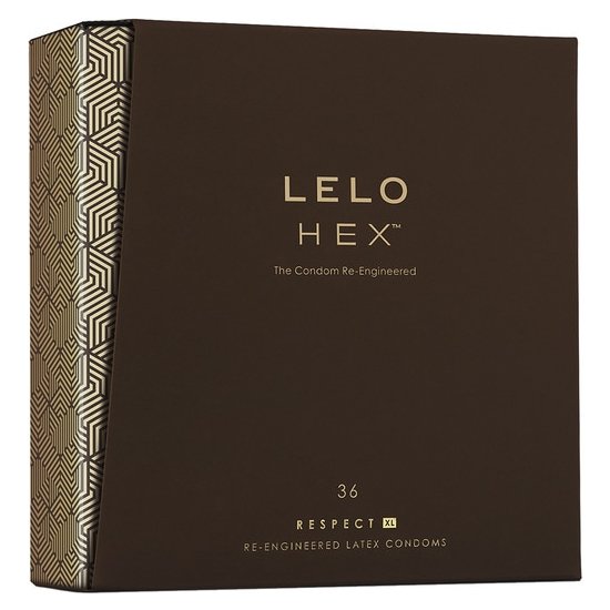 LELO HEX CONDOMS RESPECT XL 36 PACK image 0