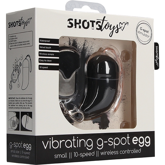 G-SPOT EGG WIRELESS CONTROLED SMALL SIZE BLACK image 1