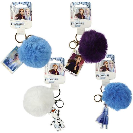 LLAVERO POMPOM FROZEN 2 - AZUL  image 0