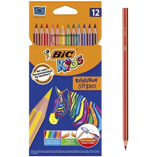 COLORES BIC KIDS EVOLUTION STRIPES image 0