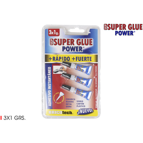 SUPER GLUE POWER 3X1GRS image 0