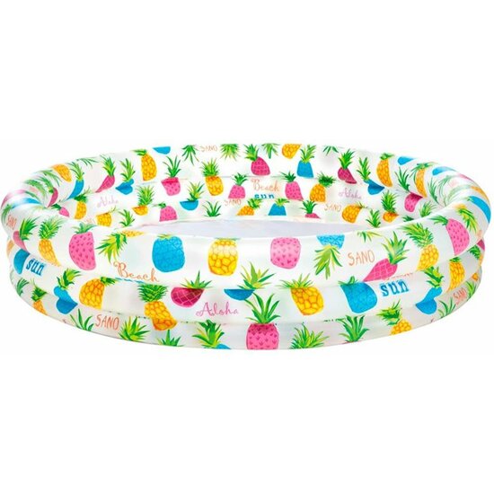 PISCINA HINCHABLE 3 AROS PECES 132x28cm 248L- image 0