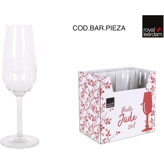 COPA VIDRIO CHAMPAGNE 20CL JADE image 0