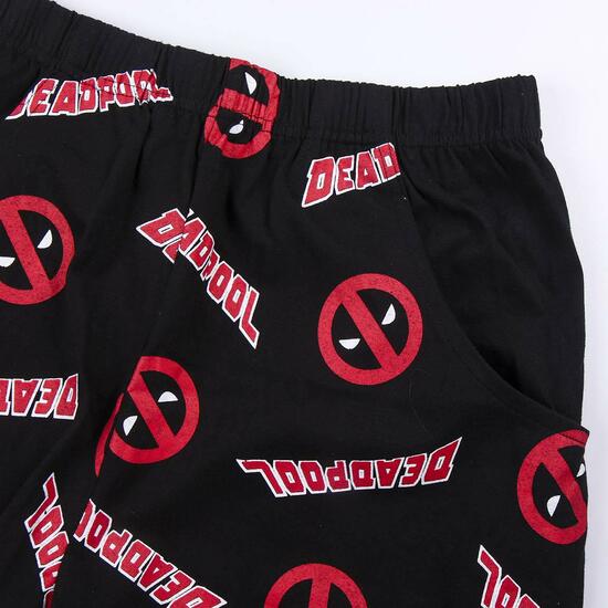 PIJAMA CORTO SINGLE JERSEY PUNTO DEADPOOL GRAY image 2