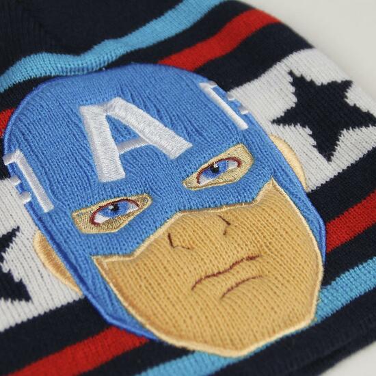 GORRO CON APLICACIONES AVENGERS CAPITAN AMERICA - AZUL  image 2