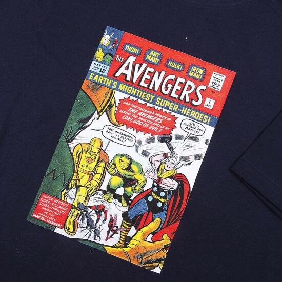 PIJAMA CORTO SINGLE JERSEY PUNTO MARVEL DARK BLUE image 2