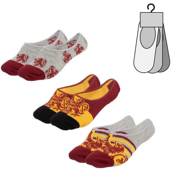 PACK CALCETINES 3 PIEZAS HARRY POTTER MULTICOLOR image 0