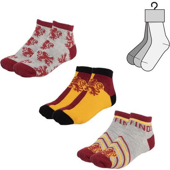 PACK CALCETINES TOBILLERO HARRY POTTER MULTICOLOR image 0