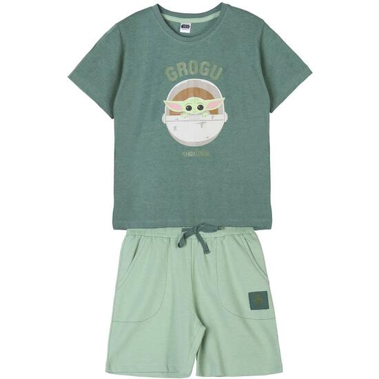 CONJUNTO 2 PIEZAS FRENCH TERRY 2 PIEZAS THE MANDALORIAN DARK GREEN image 0