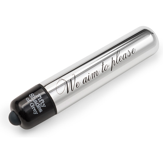 WE AIM TO PLEASE VIBRATING BULLET - SILVER image 3