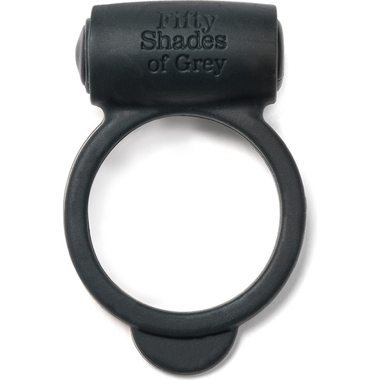 YOURS AND MINE VIBRATING LOVE RING - BLACK image 0