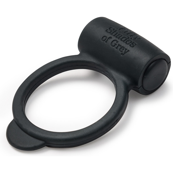 YOURS AND MINE VIBRATING LOVE RING - BLACK image 3