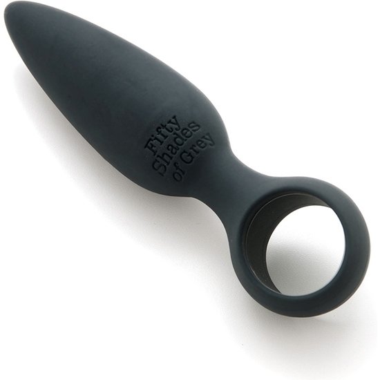SOMETHING FORBIDDEN BUTT PLUG - BLACK image 3