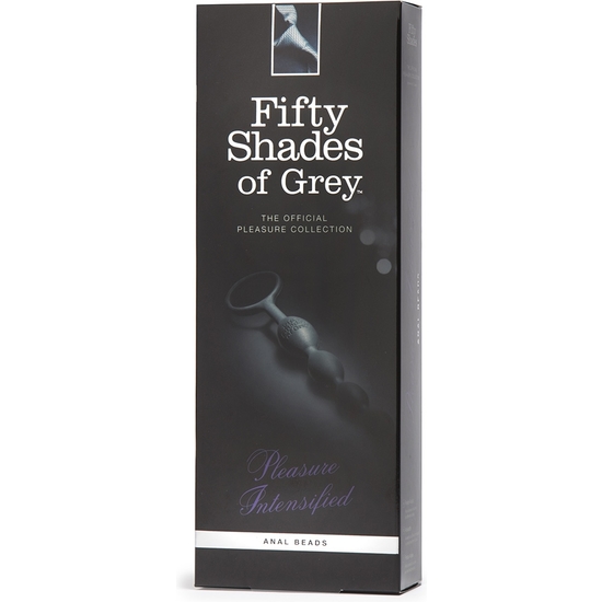 PLEASURE INTENSIFIED ANAL BEADS - BLACK image 1