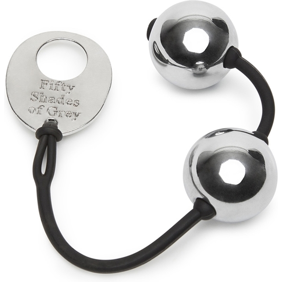 INNER GODDESS METAL BEN WA BALLS - BLACK/SILVER image 0