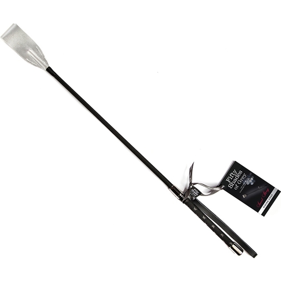 SWEET STING RIDING CROP - BLACK/WHITE image 1