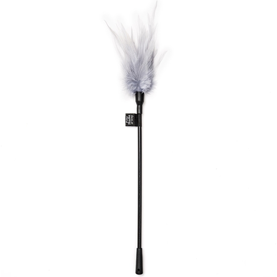 TEASE FEATHER TICKLER - BLACK/WHITE image 1