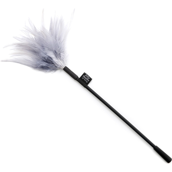 TEASE FEATHER TICKLER - BLACK/WHITE image 2