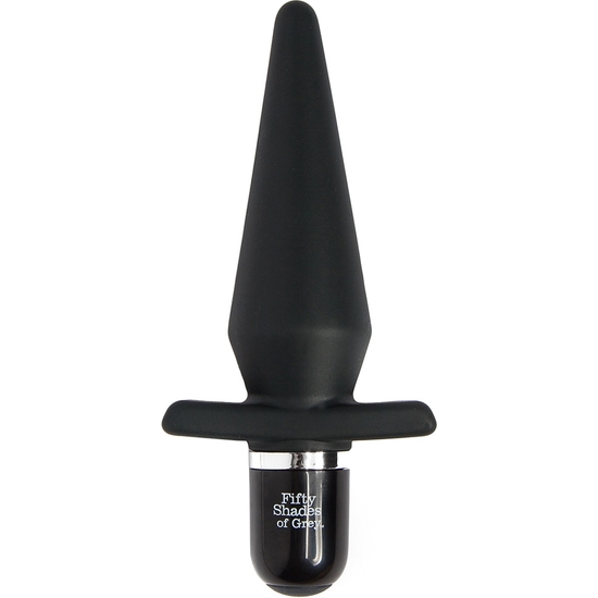 DELICIOUS FULLNESS VIBRATING BUTT PLUG - BLACK image 0