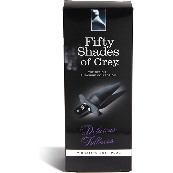 DELICIOUS FULLNESS VIBRATING BUTT PLUG - BLACK image 1