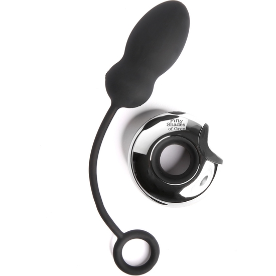 RELENTLESS VIBRATIONS REMOTE CONTROL EGG - BLACK/SILVER image 0