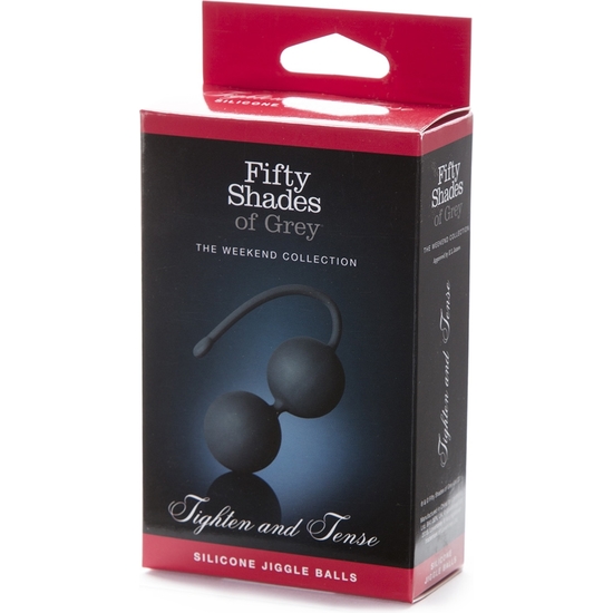 TIGHTEN AND TENSE SILICONE JIGGLE BALLS - BLACK image 1