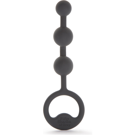 CARNAL BLISS SILICONE ANAL BEADS - BLACK image 0