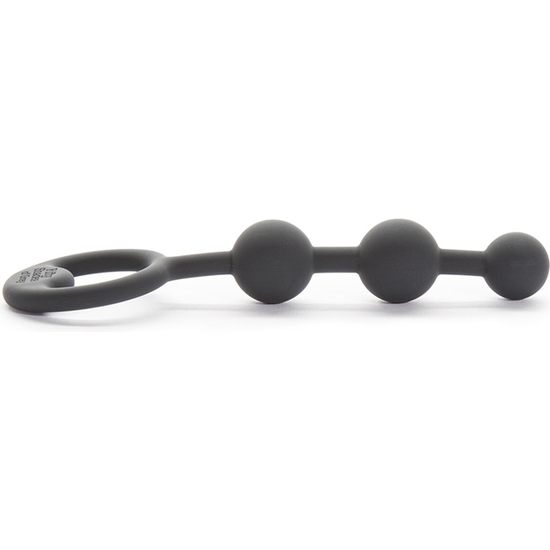 CARNAL BLISS SILICONE ANAL BEADS - BLACK image 3