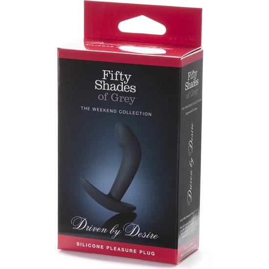 DRIVEN BY DESIRE SILICONE BUTT PLUG - BLACK image 1