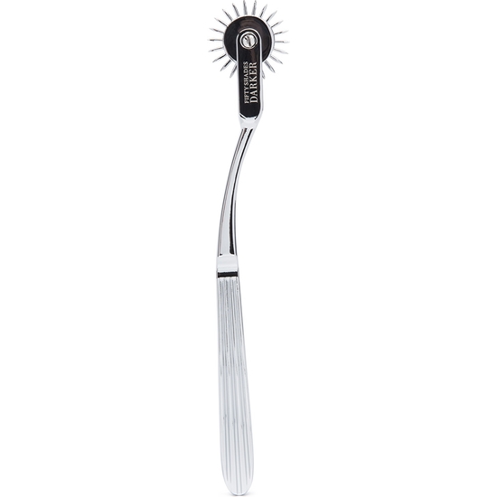 ADRENALINE SPIKES METAL WARTENBERG PINWHEEL - SILVER image 0