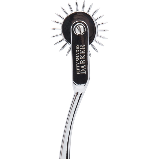 ADRENALINE SPIKES METAL WARTENBERG PINWHEEL - SILVER image 2