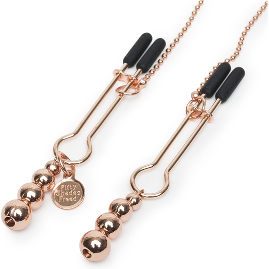 ALL SENSATION NIPPLE & CLITORAL CHAIN - GOLD image 0