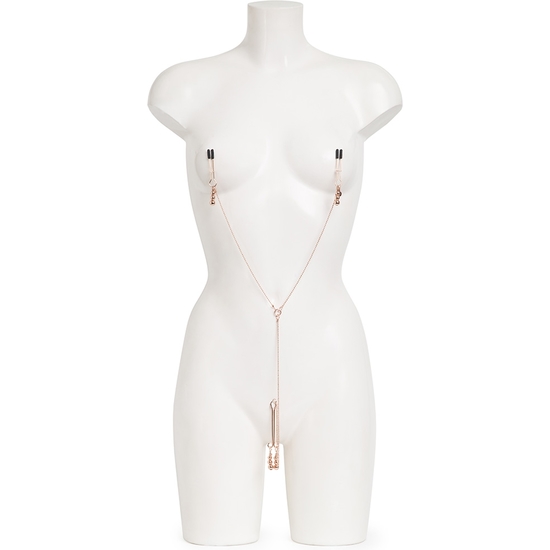 ALL SENSATION NIPPLE & CLITORAL CHAIN - GOLD image 2