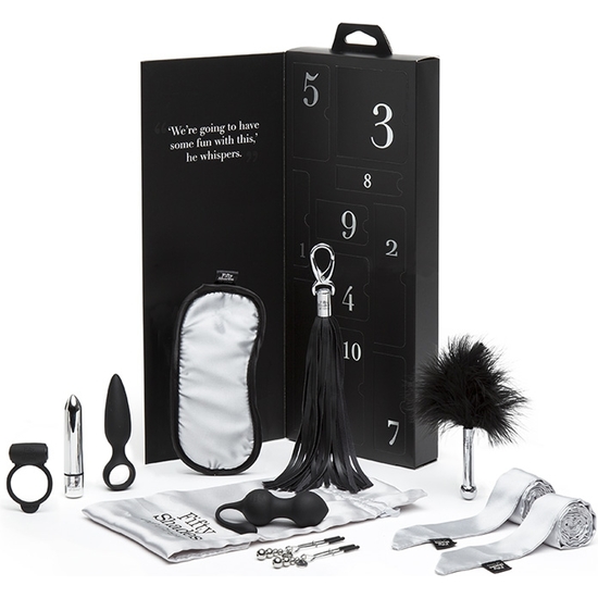 PLEASURE OVERLOAD 10 DAYS OF PLAY COUPLES KIT - BLACK/WHITE image 0