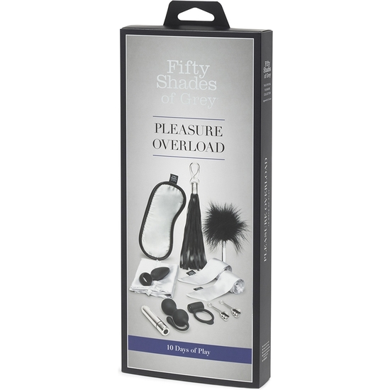 PLEASURE OVERLOAD 10 DAYS OF PLAY COUPLES KIT - BLACK/WHITE image 1